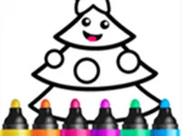 Drawing Christmas For Kids - Draw  amp; Color