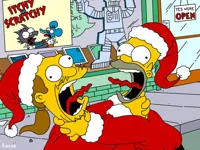image Simpsons Christmas Jigsaw Puzzle
