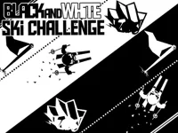 Black  amp; white ski challenge