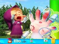 image Masha Bee Hand Doctor Game Online - Hospital Surge