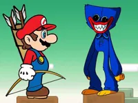 image Mario vs Huggy Wuggy