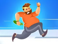 image Fat man parkour
