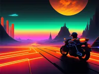 image Motor Racing in Space