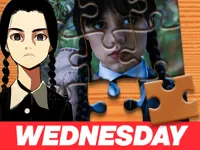 image Wednesday Addams Jigsaw Puzzle