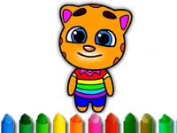 image Talking Tom Coloring Book