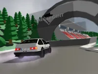 image Low poly car racing