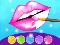 image Glitter Lips Coloring Game