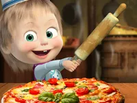 image Masha And The Bear Pizzeria Game