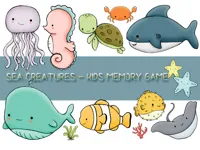 image Kids Memory Sea Creatures