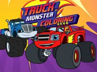 image Blaze Monster Truck Coloring Book