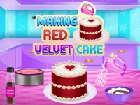 image Making Red Velvet Cake