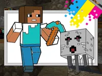 image Minecraft Coloring Pages