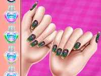 image Royal Theme Nail Art DIY