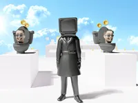 image Skibidi Toilet Parkour run 2024