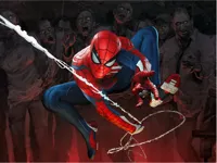 image Spiderman Vs Zombie