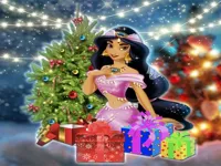 image Jasmine | Aladdin Christmas Sweater Design
